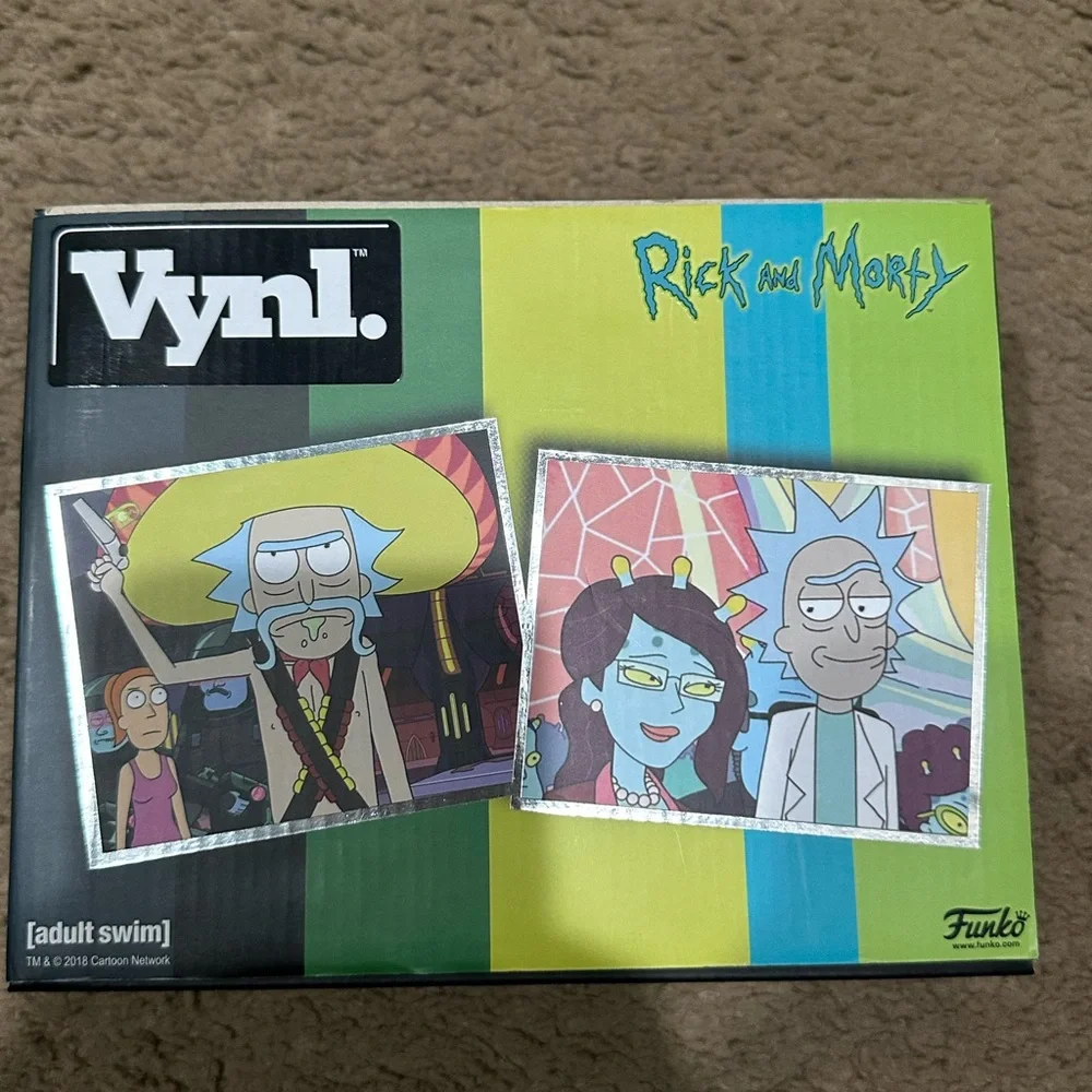 Funko Vynl. Rick & Unity Collectible Figures -‎ Light Blue, Purple, Yellow